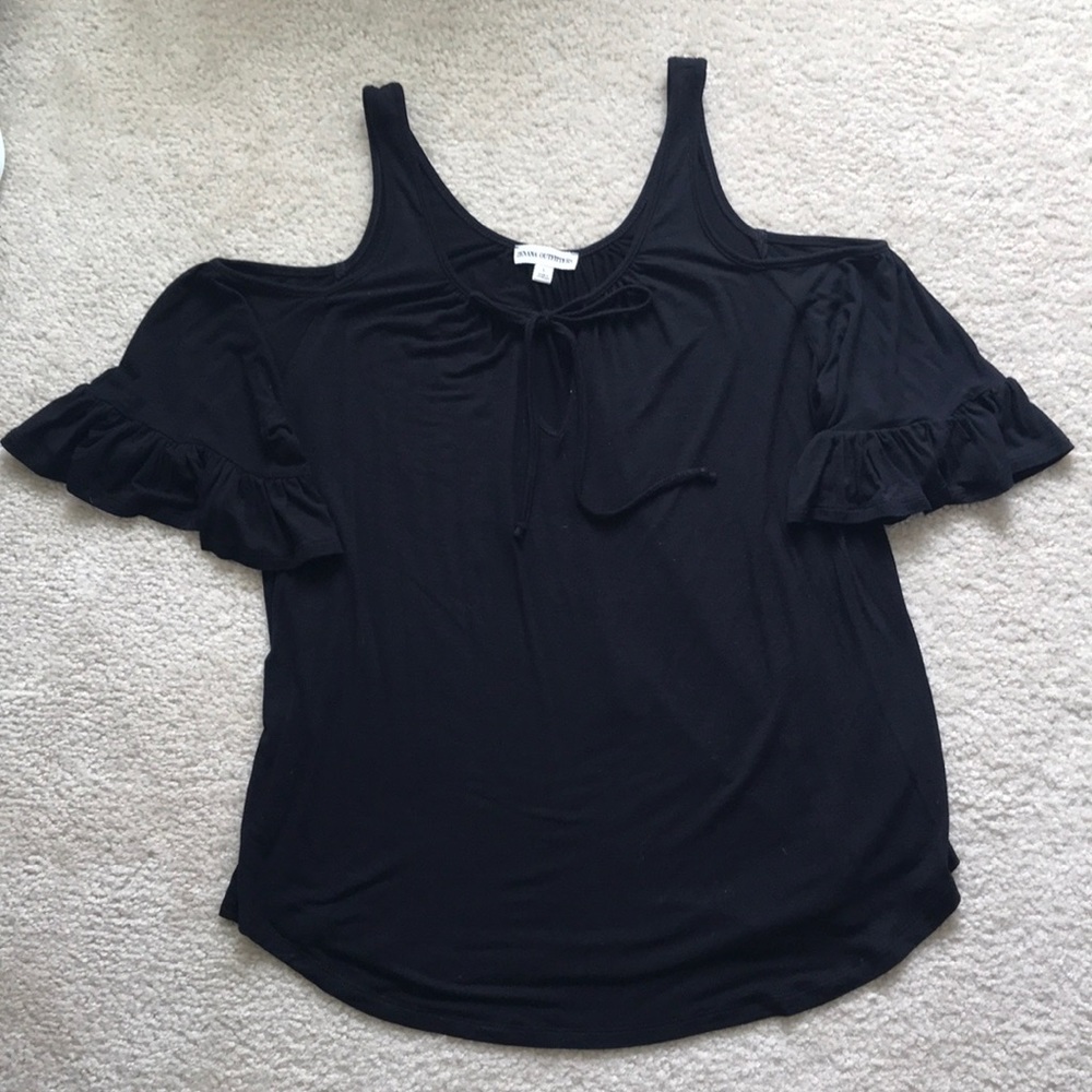 Zeana Outfitters Cold Shoulder Top